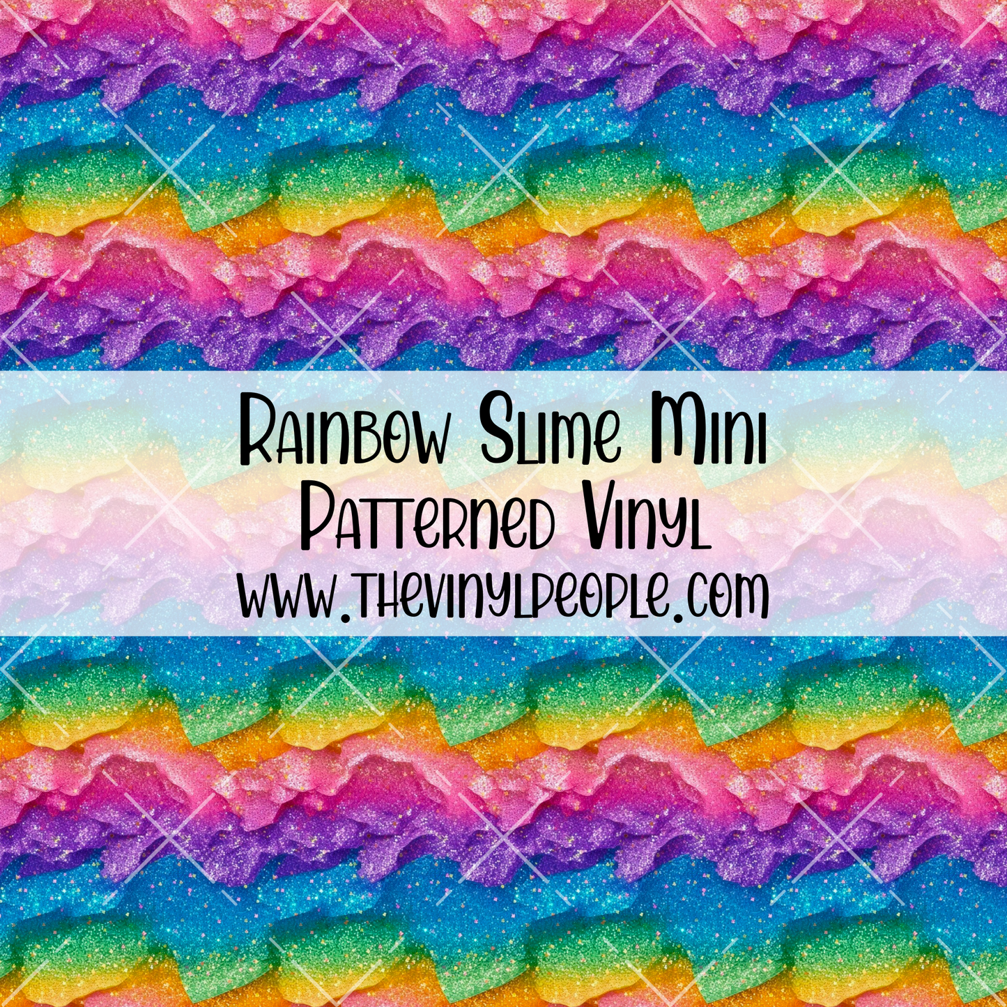 Rainbow Slime Patterned Vinyl