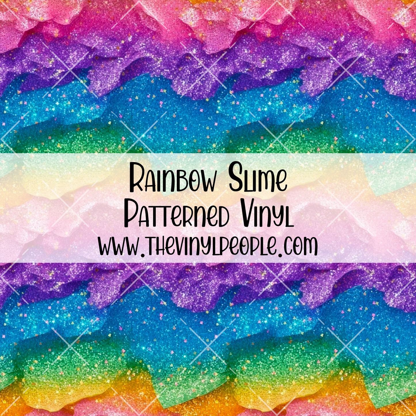 Rainbow Slime Patterned Vinyl