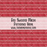 Red Sweater Patterned Vinyl