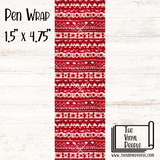 Red Sweater Pen Wrap