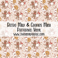 Retro Milk & Cookies Patterned Vinyl