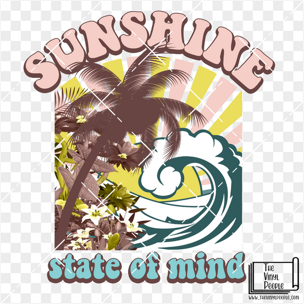 Sunshine State Tropical Vinyl Decal