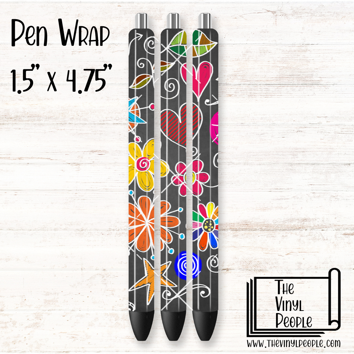 School Doodles Pen Wrap