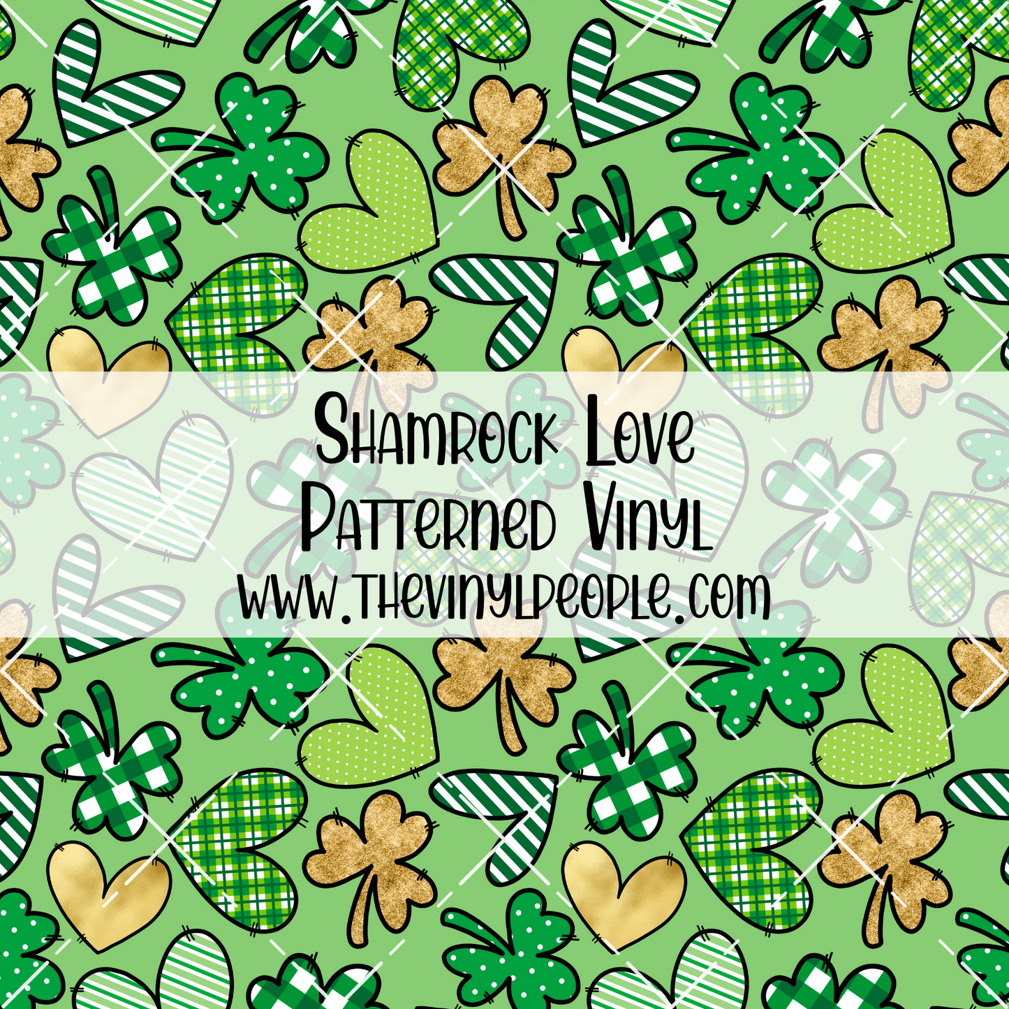 Shamrock Love Patterned Vinyl