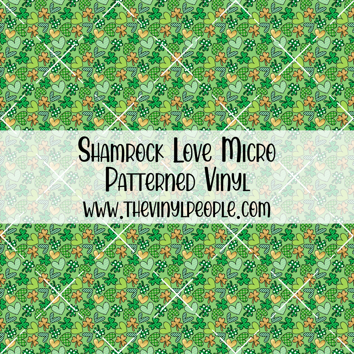 Shamrock Love Patterned Vinyl