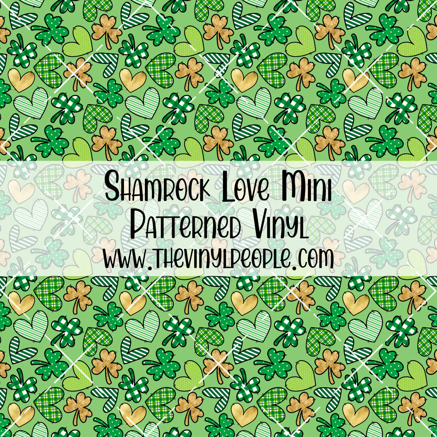 Shamrock Love Patterned Vinyl