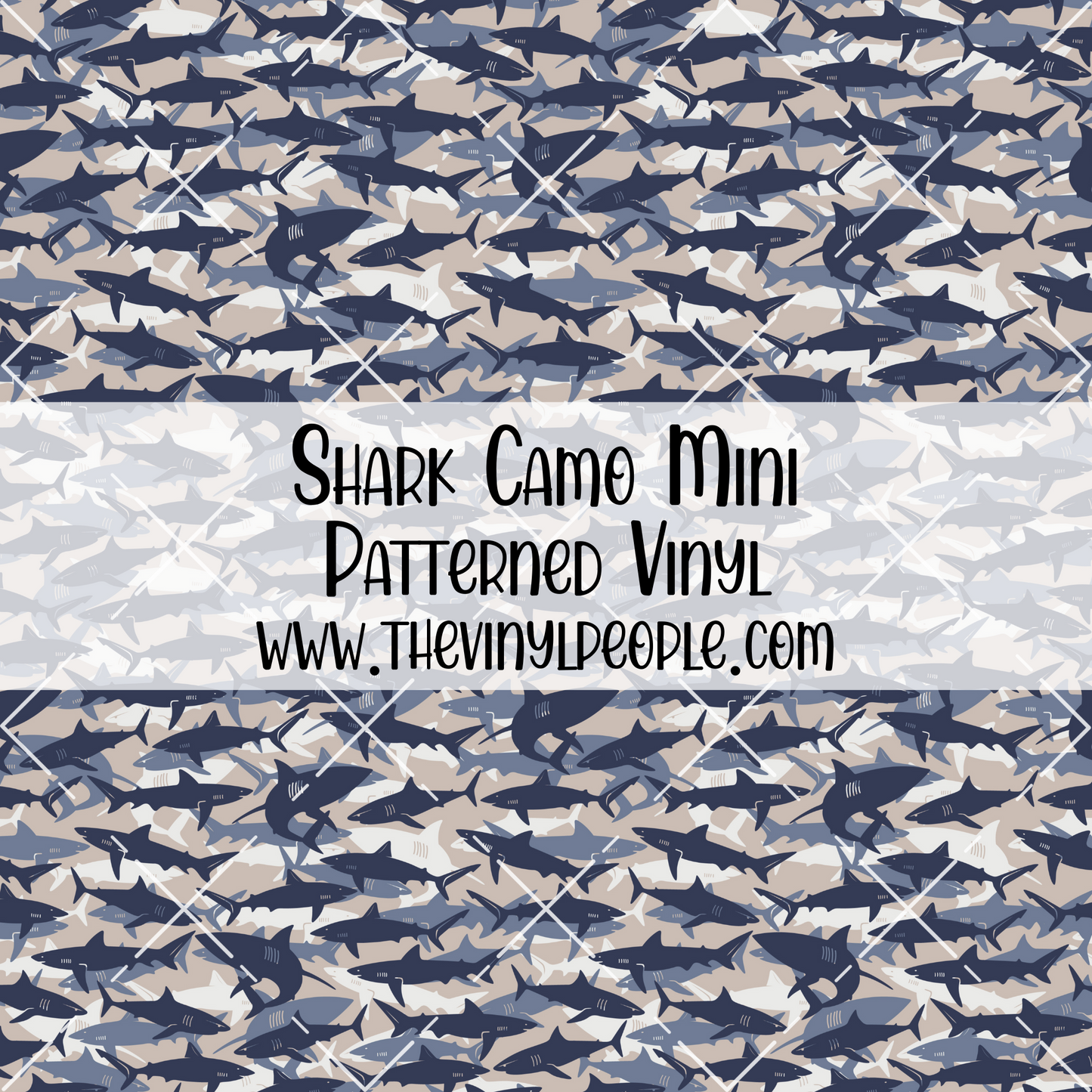 Shark Camo Patterned Vinyl