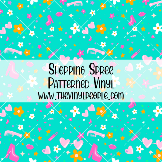 Shopping Spree Patterned Vinyl