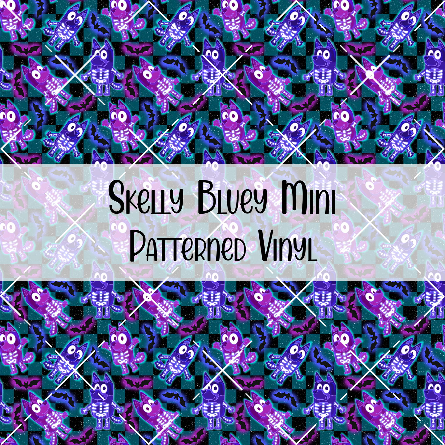 Skelly Bluey Patterned Vinyl