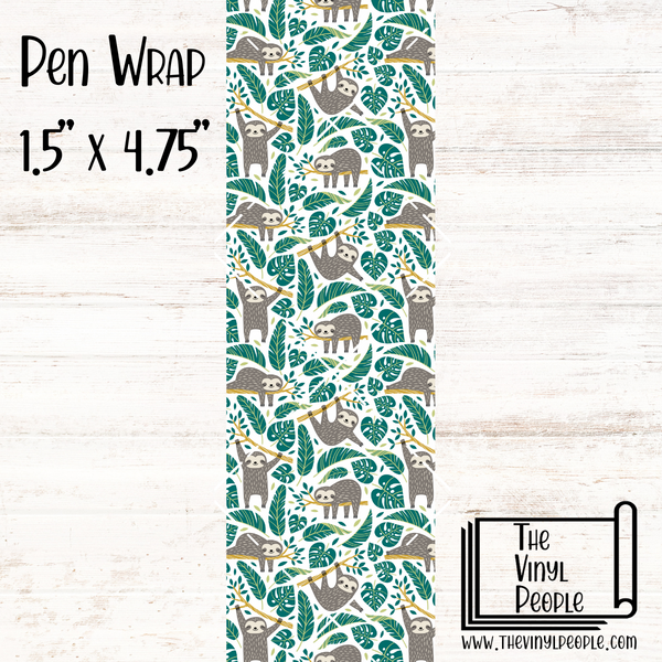 Sloth Life Pen Wrap