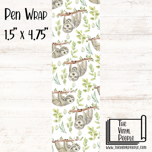 Sloth Snuggles Pen Wrap