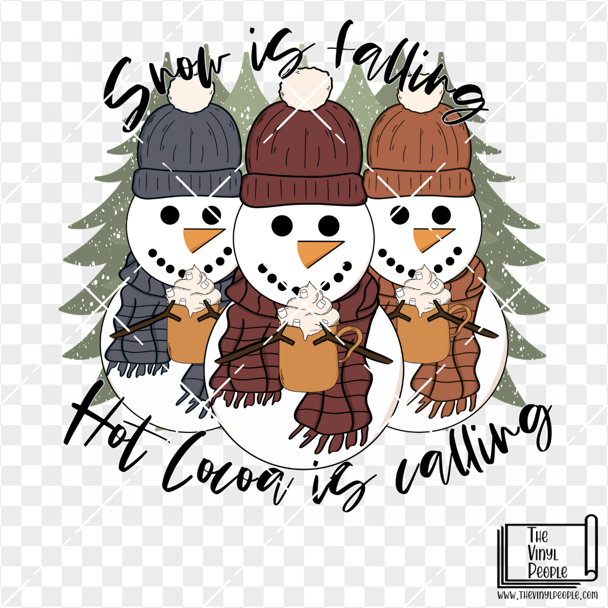 Snow is Falling Vinyl Decal – TheVinylPeople