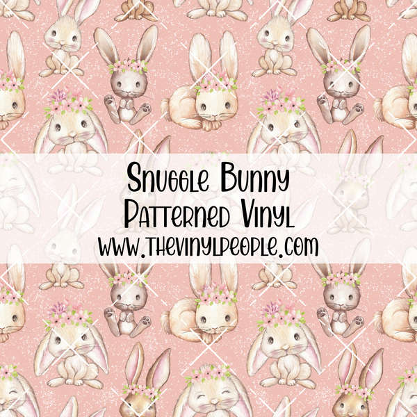 Snuggle Bunny Patterned Vinyl