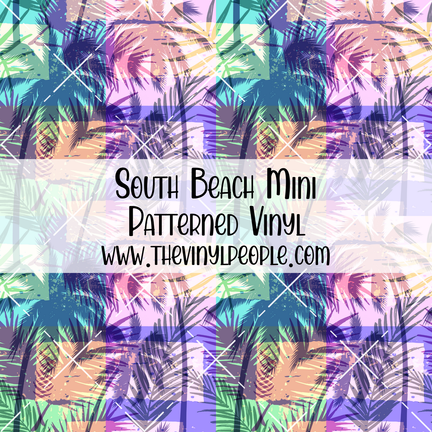 South Beach Patterned Vinyl