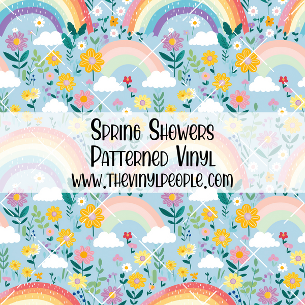 Spring Showers Patterned Vinyl
