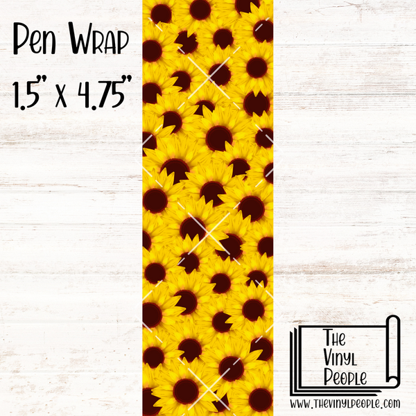 Stacked Sunflowers Pen Wrap