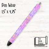 Sunset Snowflakes Pen Wrap