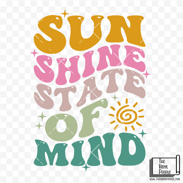 Sunshine State of Mind Vinyl Decal