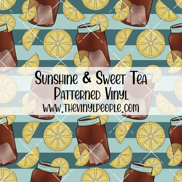 Sunshine & Sweet Tea Patterned Vinyl