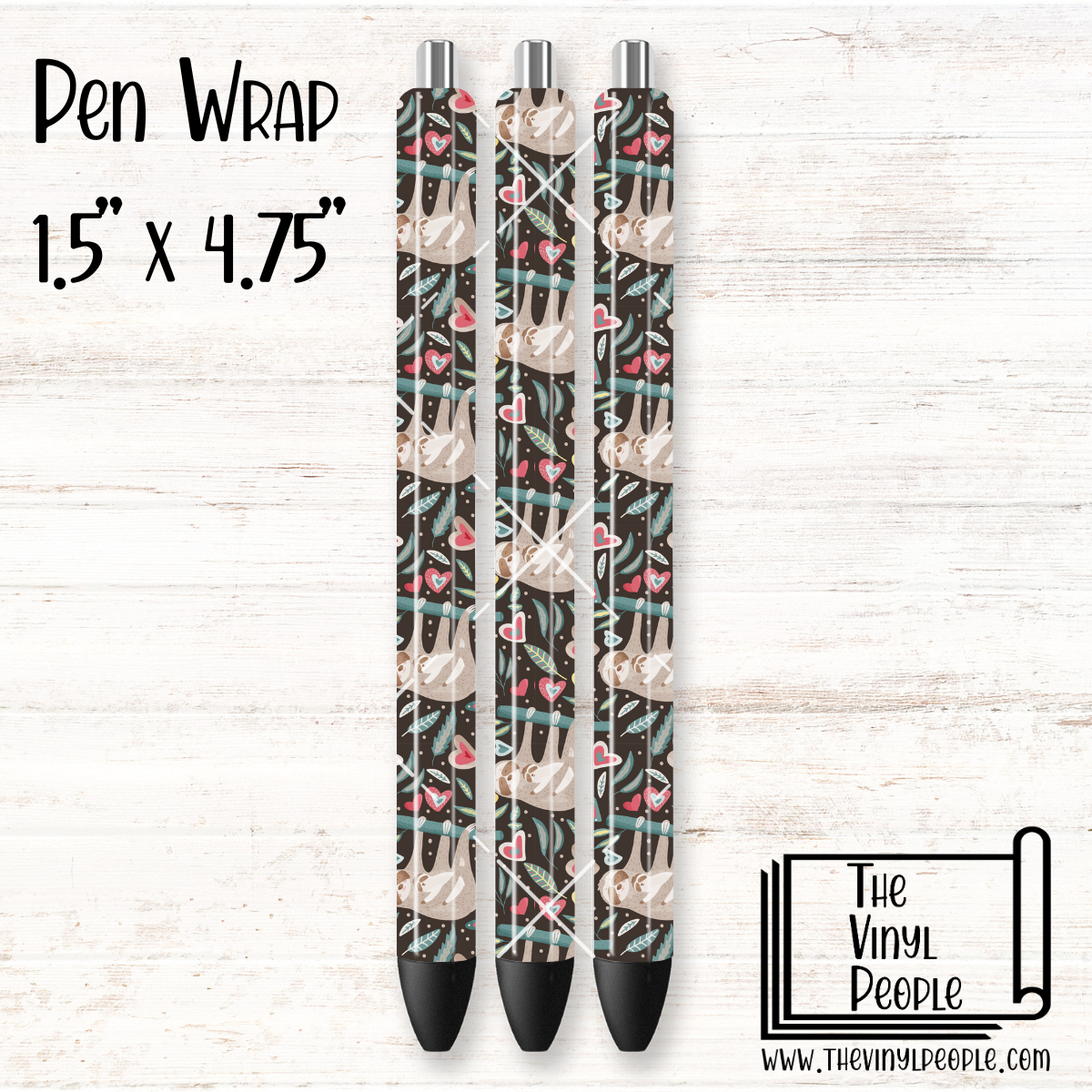 Sweet Sloths Pen Wrap