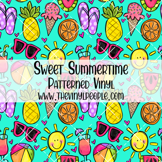 Sweet Summertime Patterned Vinyl