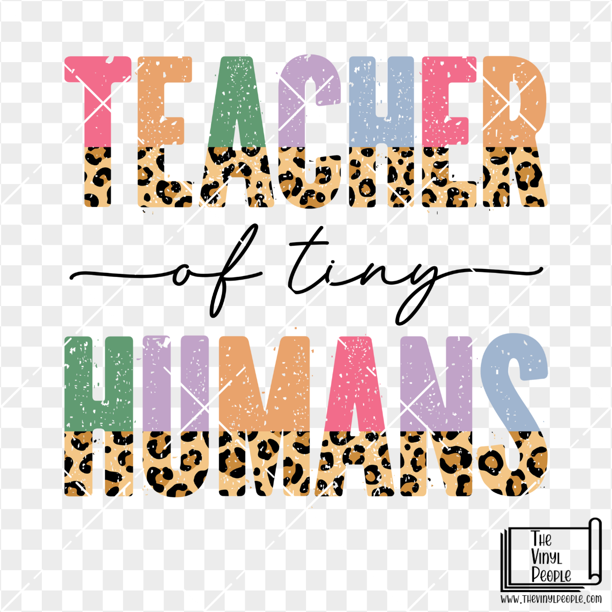 Teacher of Tiny Humans Vinyl Decal