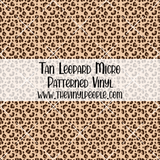 Tan Leopard Patterned Vinyl