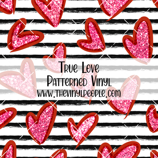 True Love Patterned Vinyl