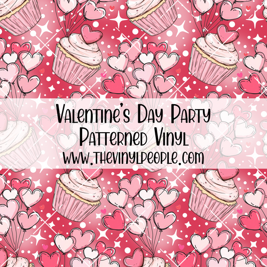 Valentine's Day Party Patterned Vinyl