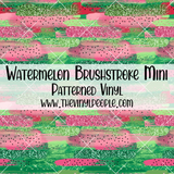 Watermelon Brushstroke Patterned Vinyl