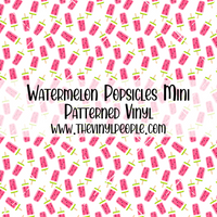Watermelon Popsicles Patterned Vinyl