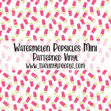 Watermelon Popsicles Patterned Vinyl