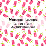 Watermelon Popsicles Patterned Vinyl