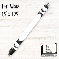 White Crayon Pen Wrap