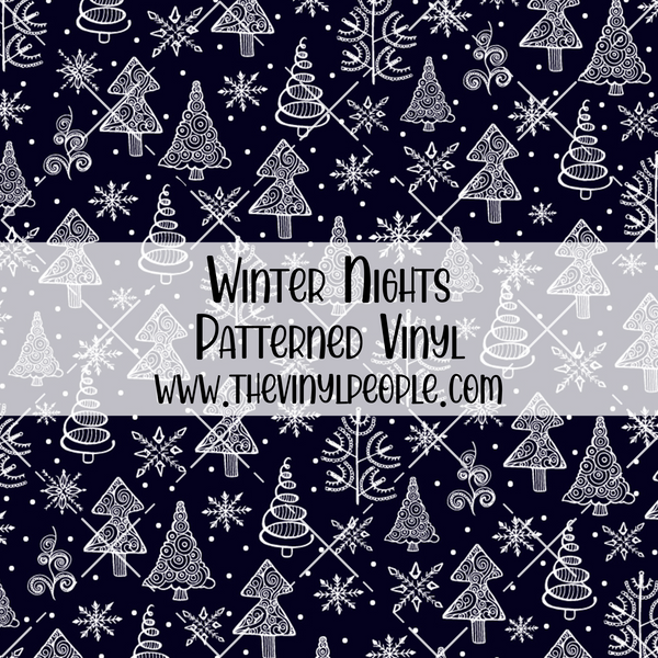 Winter Nights Patterned Vinyl