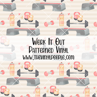 Work It Out Patterned Vinyl