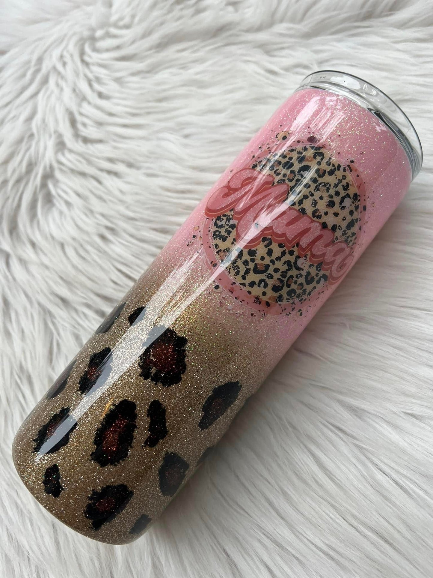 Mama Vintage Leopard Vinyl Decal