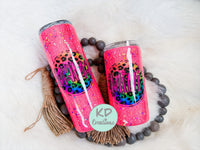 Mama/Mini Rainbow Leopard Frame Vinyl Decal