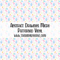 Abstract Drawings Patterned Vinyl