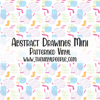 Abstract Drawings Patterned Vinyl