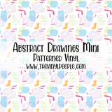 Abstract Drawings Patterned Vinyl