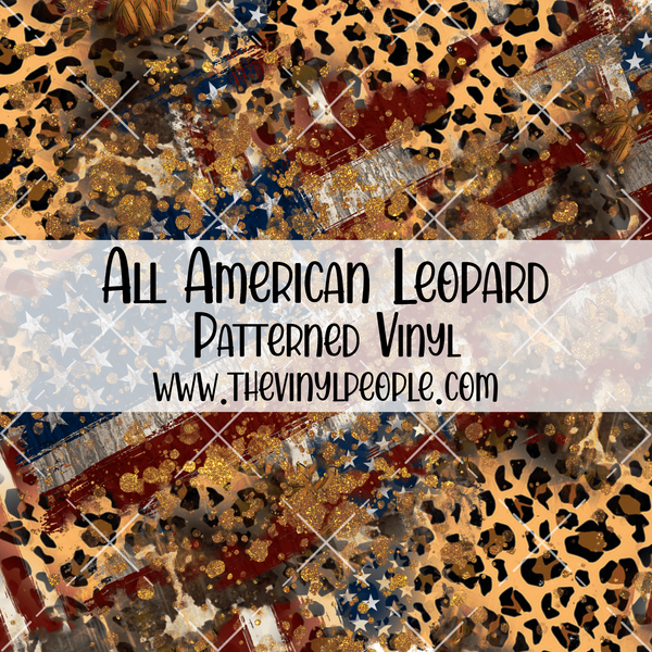 All American Leopard Patterned Vinyl