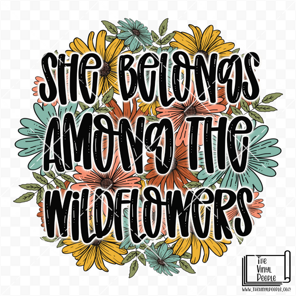 Among the Wildflowers Vinyl Decal