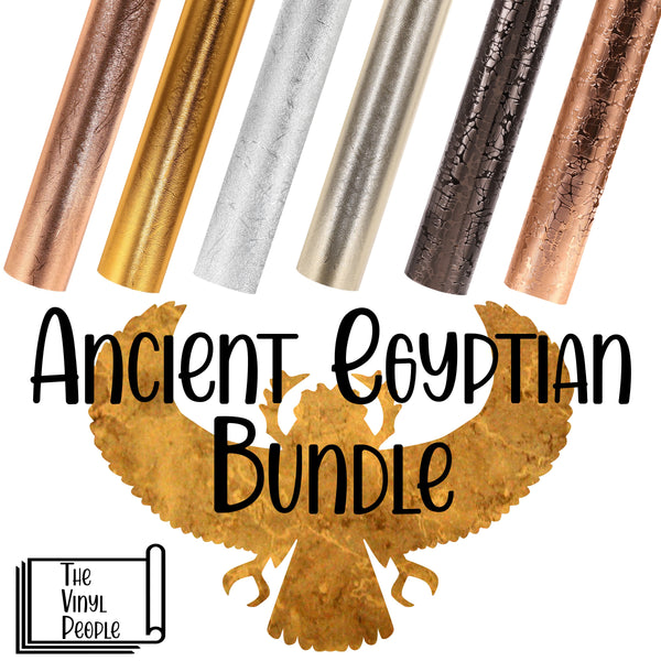 Ancient Egyptian Textured Metallic Bundle - 12" x 12" Sheet of all 7 Textured Metallic Colors