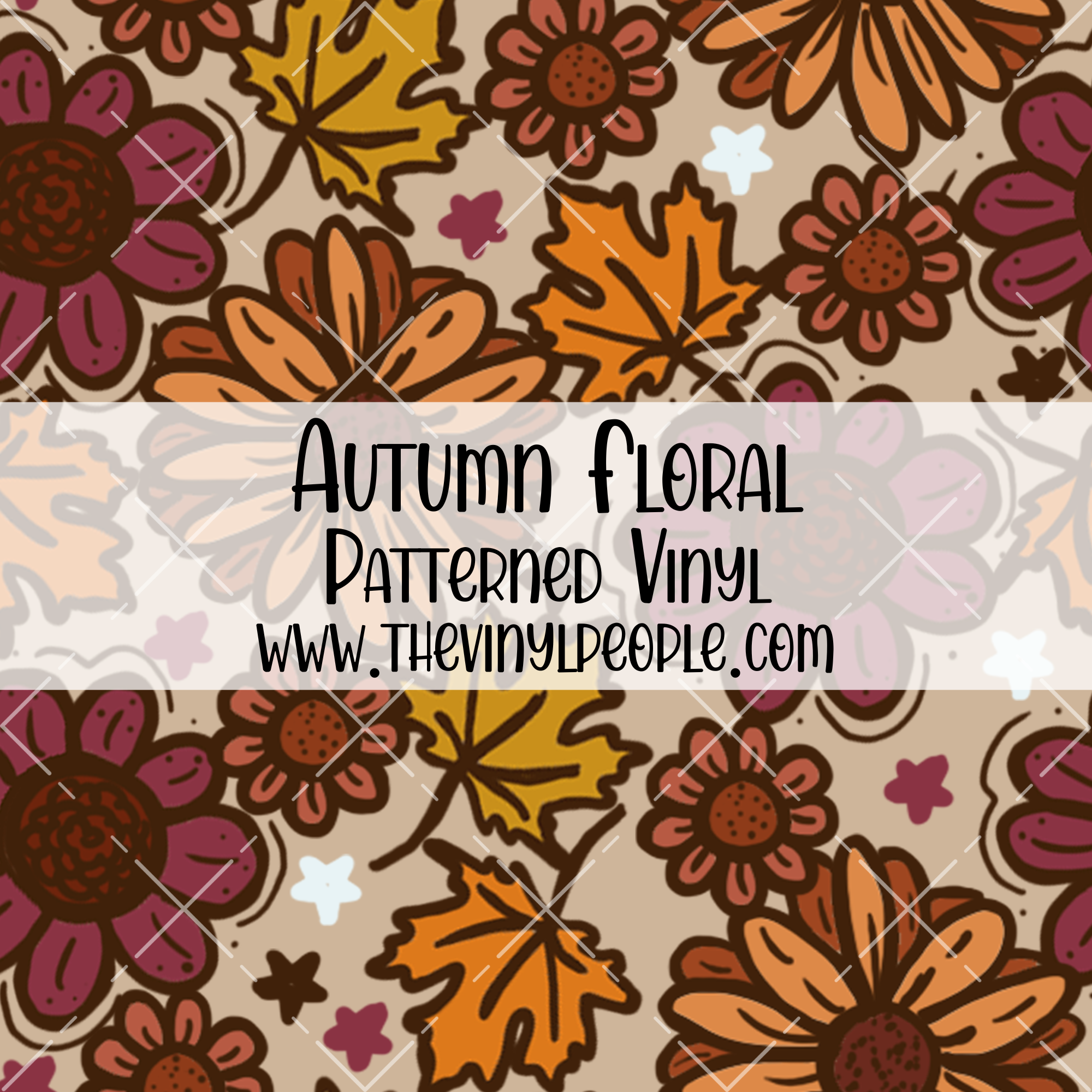 Fall Vinyl Autumn Floral Patterned Vinyl – TheVinylPeople