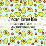 Avocado Family Patterned Vinyl