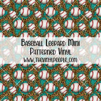 Baseball Leopard Patterned Vinyl