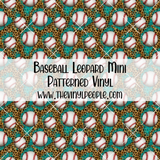 Baseball Leopard Patterned Vinyl