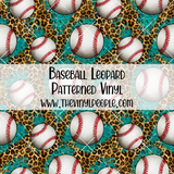 Baseball Leopard Patterned Vinyl