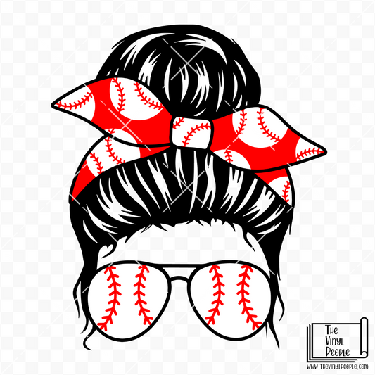 Baseball Bun Vinyl Decal